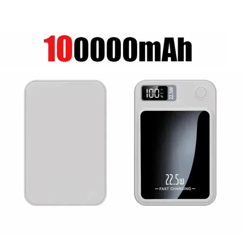 Magnetic Wireless Power Bank 200000mAh 22.5W Fast Charging External Battery Charger For Huawei Samsung iPhone PD 20W Powerbank