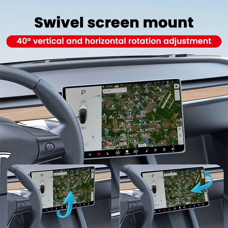 2026 New V2 Screen Swivel Mount Kit 4-Direction Rotation Bracket for Model 3 / Y/ 3 Highland / Y Juniper LHD Holder Accessories