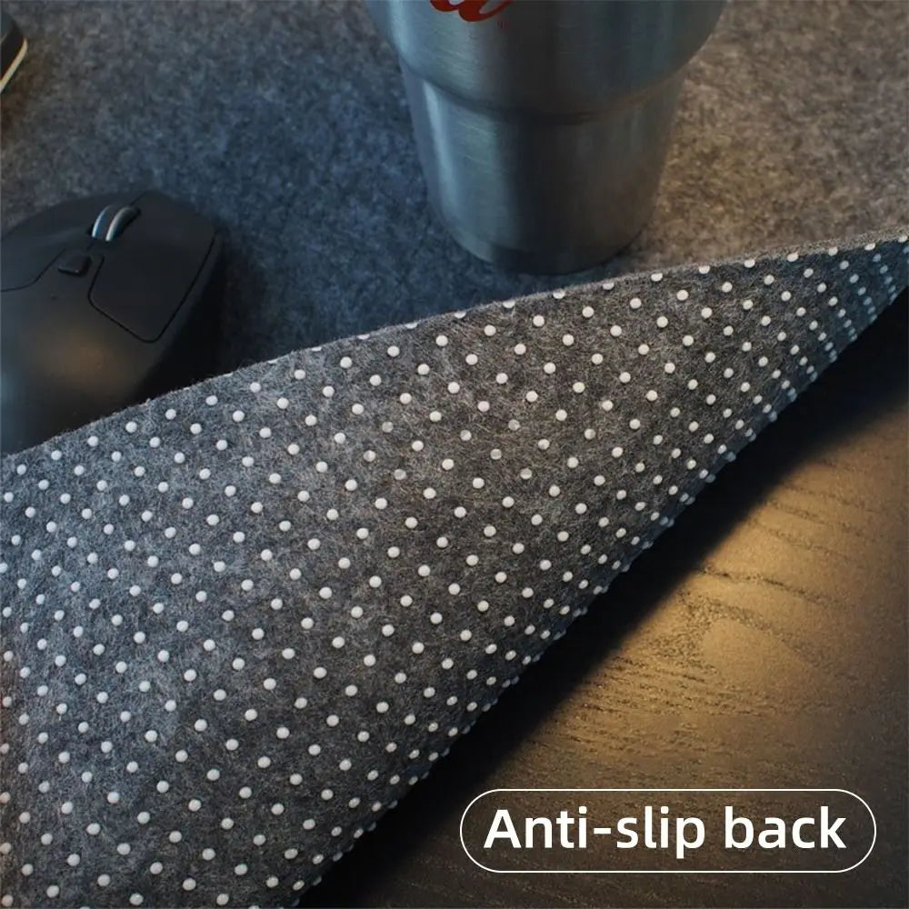 DITIPOO Felt Desk Mat Extended Mouse Pad