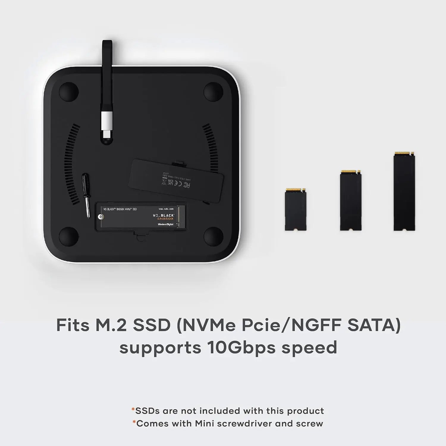 Multiport Mac Mini Hub with SSD Enclosure
