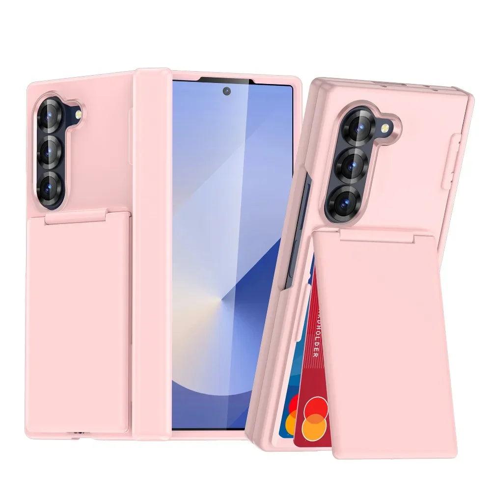 Dopamine Candy Color Matte Phone Case for Samsung Galaxy Z Flip 7 FE 6 5 Flip 4 3 5G Hinge Protective Hard Back Cover