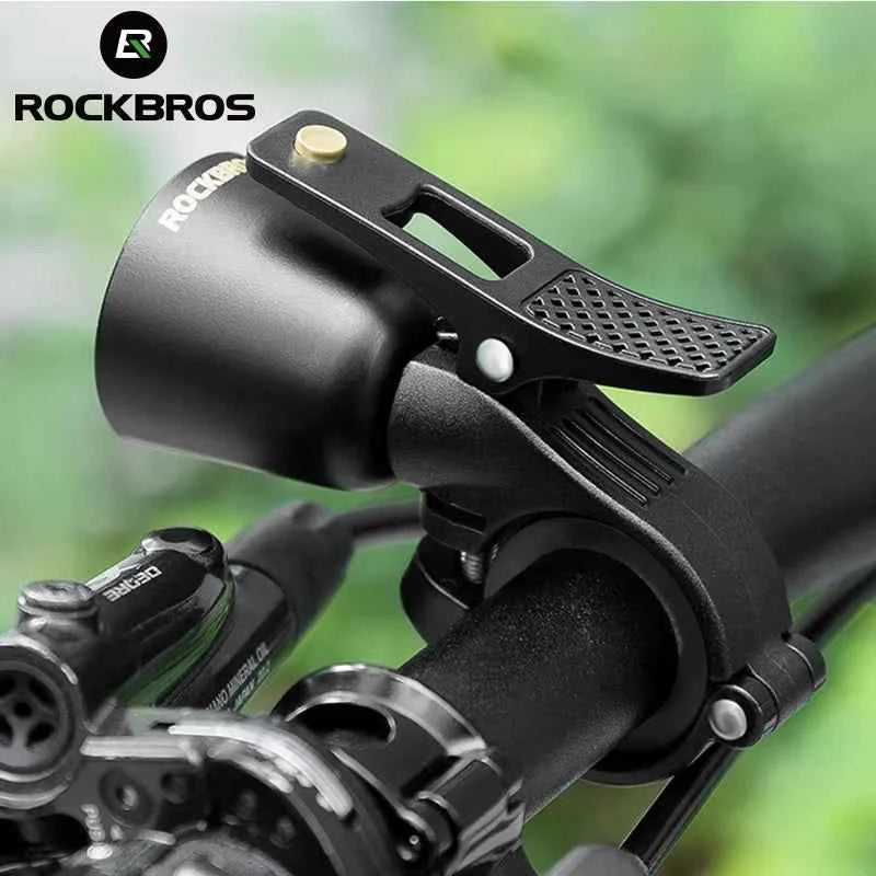 ROCKBROS Local Shipping Bicycle Bell MTB 100db Alloy  Bike Ring Copper Horn Warning Safe Crisp Cycling Bells Accessorie
