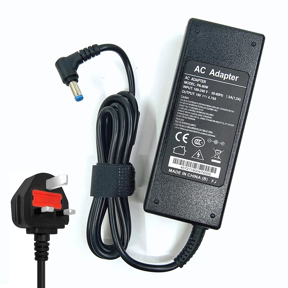 AC Adapter 90W 19V 4.74A  5.5x1.7mm Laptop Adapter Charger for ACER ASPIRE 5750G 5755G 7110 9300 E1-531 E1-571G M5-581G V5-571