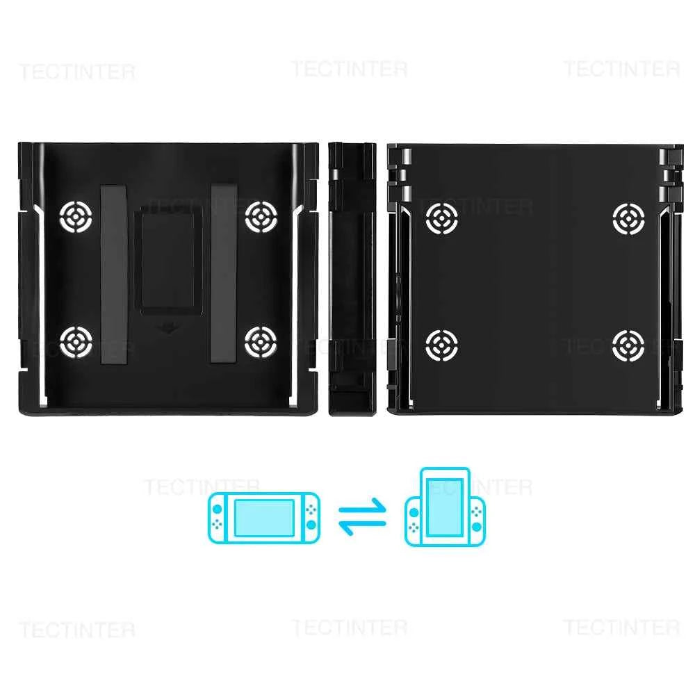 For Nintendo Switch 1/OLED Game Console Vertical Bracket Grip Flip Controller Gamepad Accessories For Switch Handheld Joystick