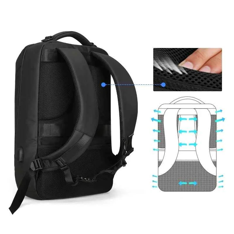 Mark Ryden 2025  Anti-Thief Fashion Men Backpack Multifunctional Waterproof 15.6 Inch Laptop Bag Man USB Travel Charging Bag