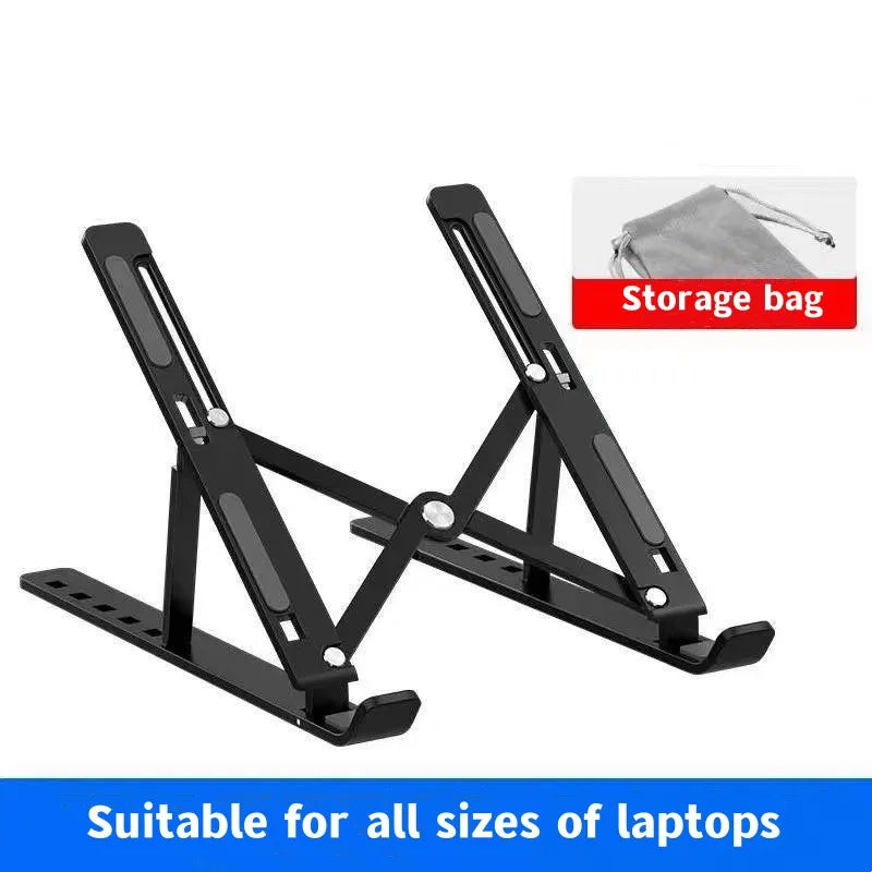 Portable Laptop Stand Aluminum Notebook Support Computer Bracket MacBook Air Pro Holder Accessories Foldable Lap Top Base For Pc - WinSupport Tech
