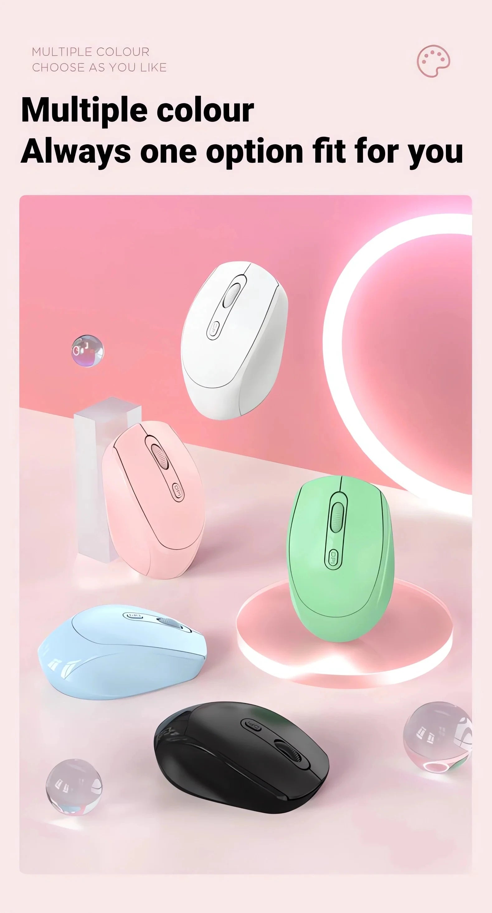 Wireless Silent Mouse Bluetooth-compatible 2.4G Dual Mode Rechargeable Optical Mouse 1600 DPI For MacBook Laptop PC Game Office