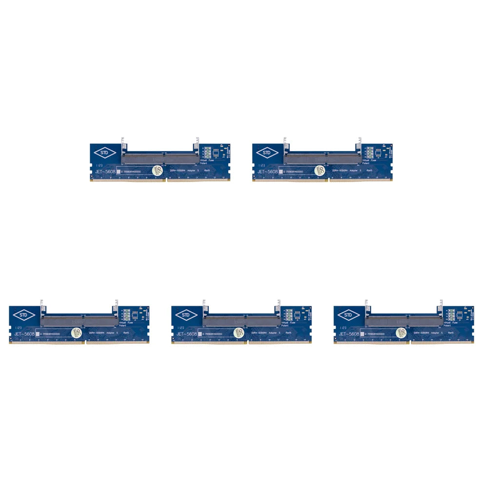 1-5PCS Laptop To Desktop Memory RAM DDR3 DDR4 Memory Adapter Connector Card SO-DIMM To PC DIMM Card DDR3 DDR4 Memory Adapter Sti