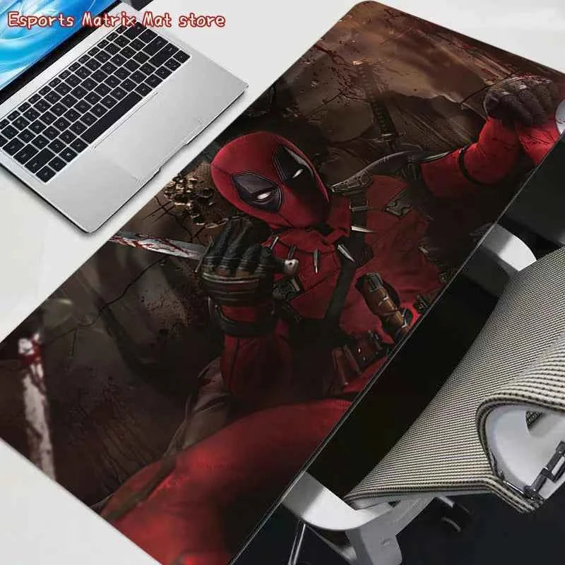 Large Gaming Mouse Pad Anime Spider-Man PC Computer Gamer Desk Mat For CS GO LOL  Laptop Mousepads Kawaii Mousepad