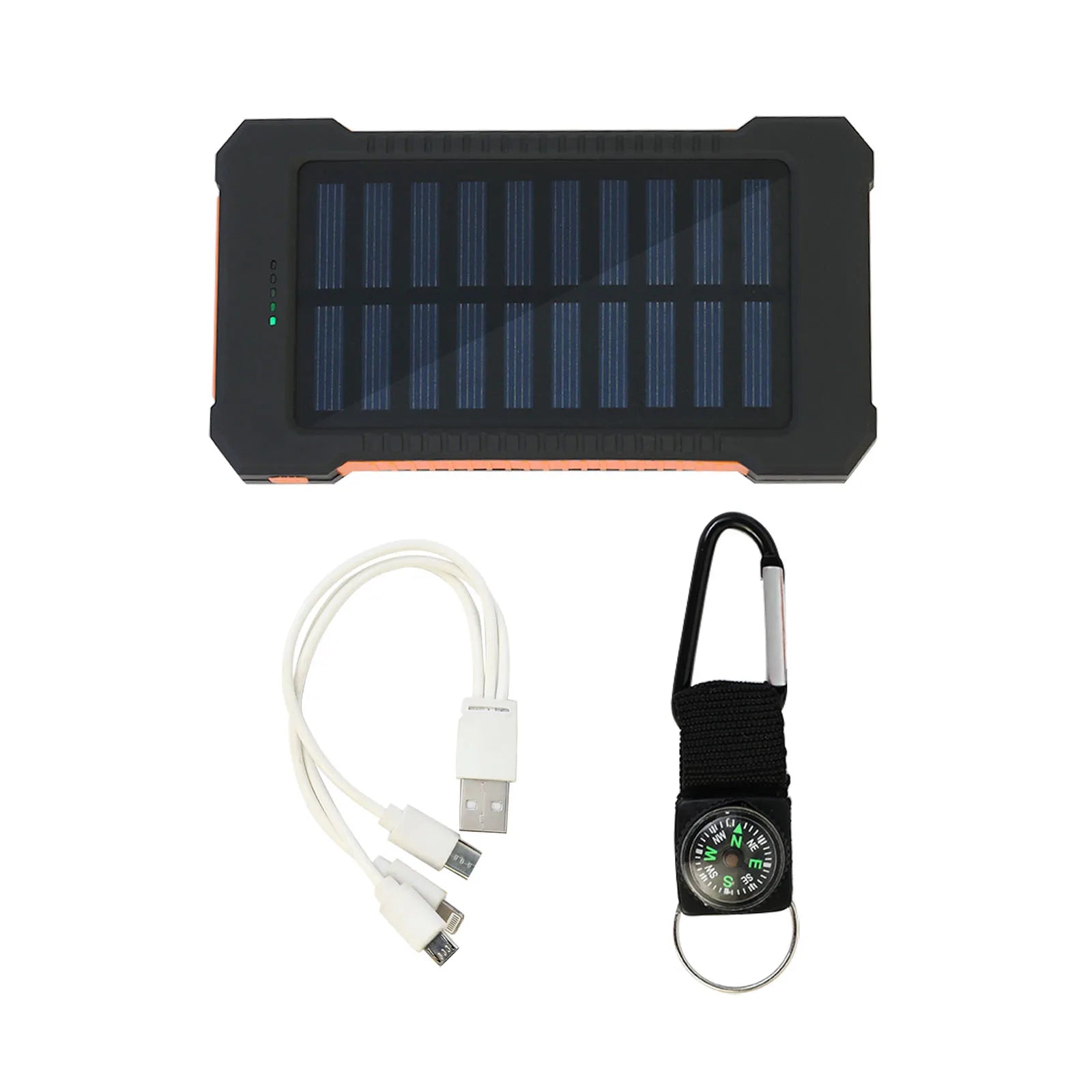 26800mAh Solar Power Bank Large Capacity Portable Outdoor Fast Charging Li-polymer Battery Flashligh for Iphone Android Phones