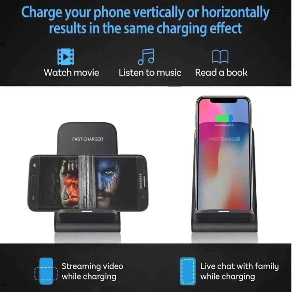 30W Wireless Charger Fast support for Samsung S26-S21 Ultra Quick Charging Stand For iPhone 17-12Pro Max Xiaomi 17 14