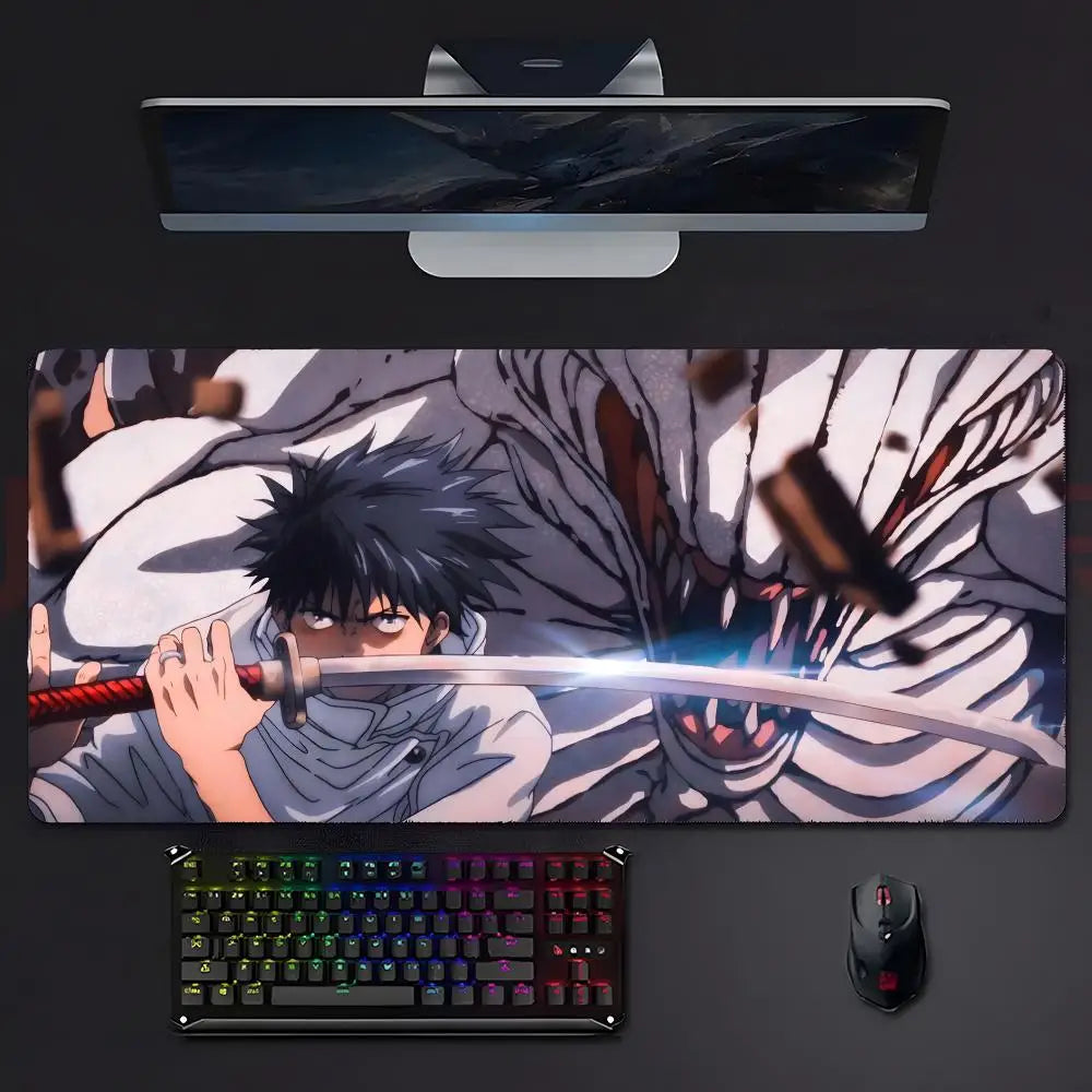 anime supernatural J-Jujutsu K-Kaisen Mouse Pad Mousepad Large Gaming LockEdge Thickened PC Table Desk Mat