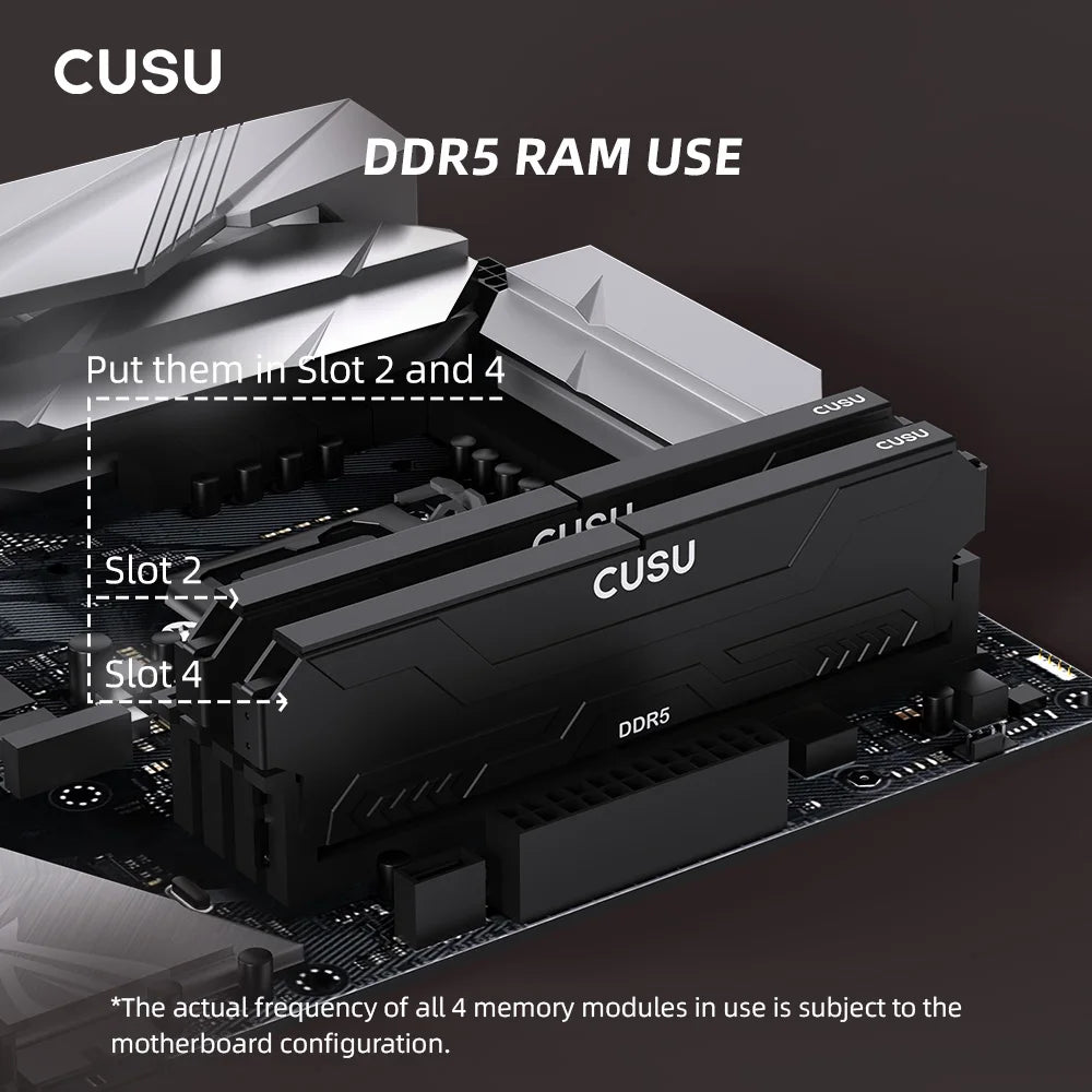 CUSU DH330 DDR4 / DDR5 Desktop Gaming RAM