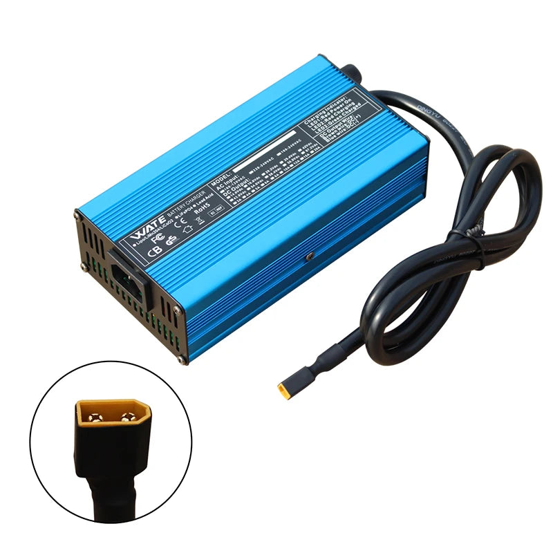 29.2V 20A LifePO4 Battery Charger Aluminum Case 24V for with Anderson XT60 8S Battery Fast Charger