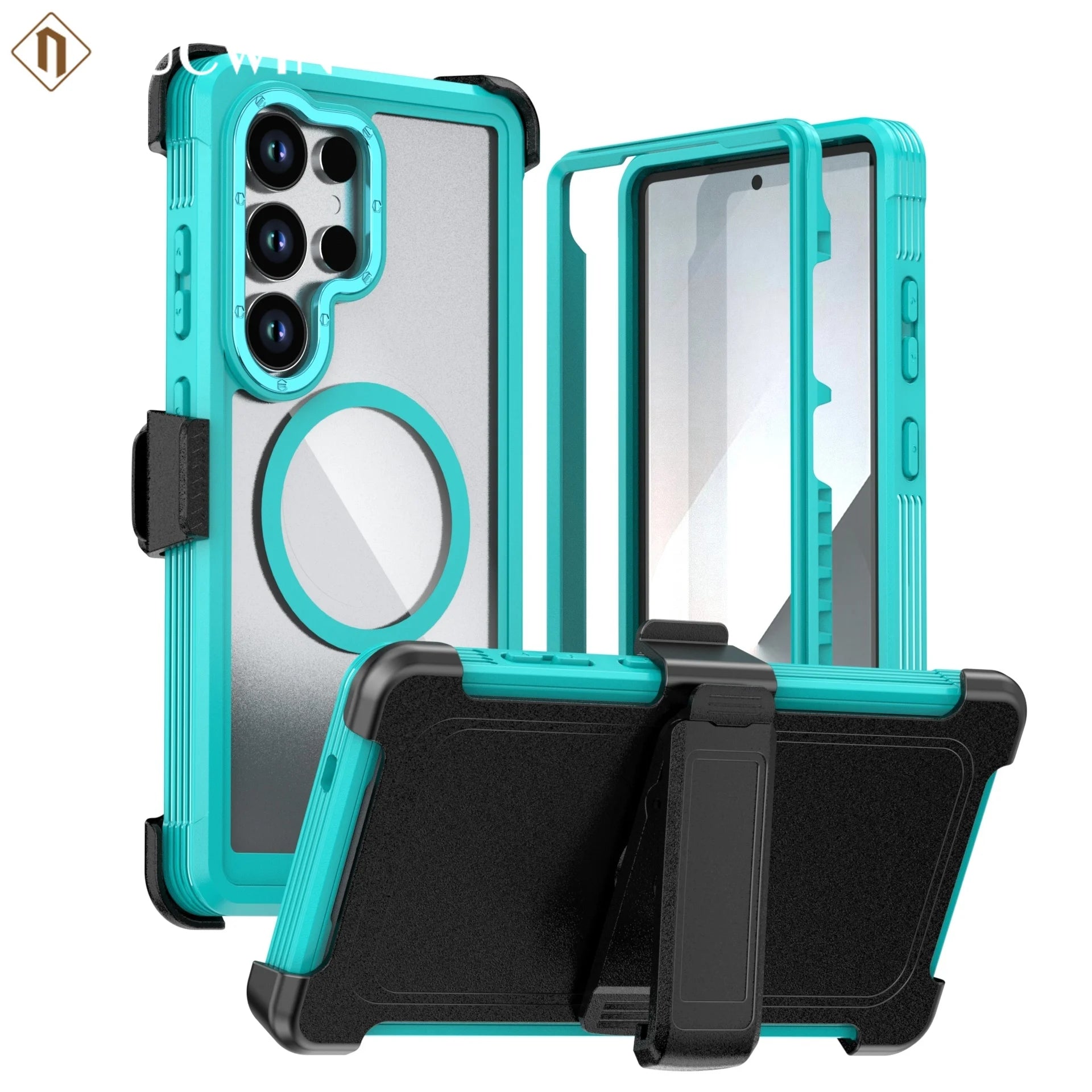 New 3in1 Acrylic for Magsafe Case For Samsung Galaxy S26 S25 S24 Ultra Plus S24 FE A06 A16 A26 A56 A36 A15 Full Protection Cover