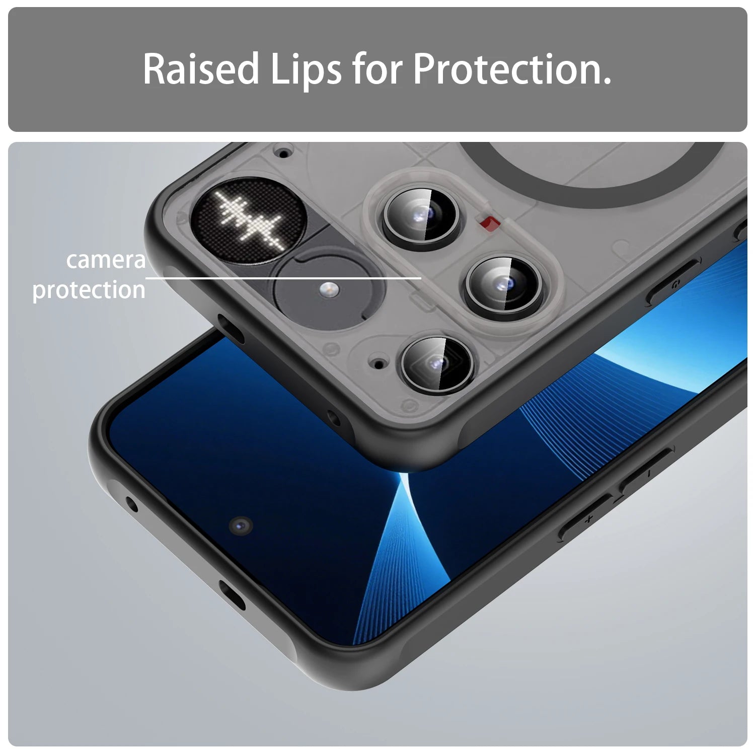 For Magsafe Wireless Charging Magnetic Case For Nothing Phone 3 NothingPhone3 5G Shockproof Matte Back Cover Coque