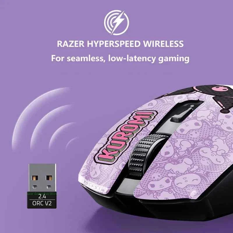 Razer Sanrio Kuromi 20th Anniversary Wireless Mouse Dark Night Sweetheart Edition Dual Wireless Mice 18K DPI Optical Sensor