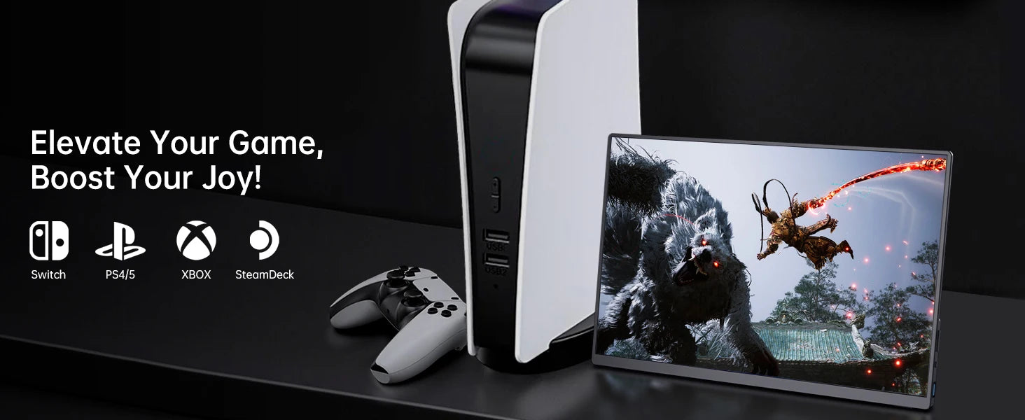 UPERFECT 2K 144Hz 450nits Portable Gaming Monitor 16
