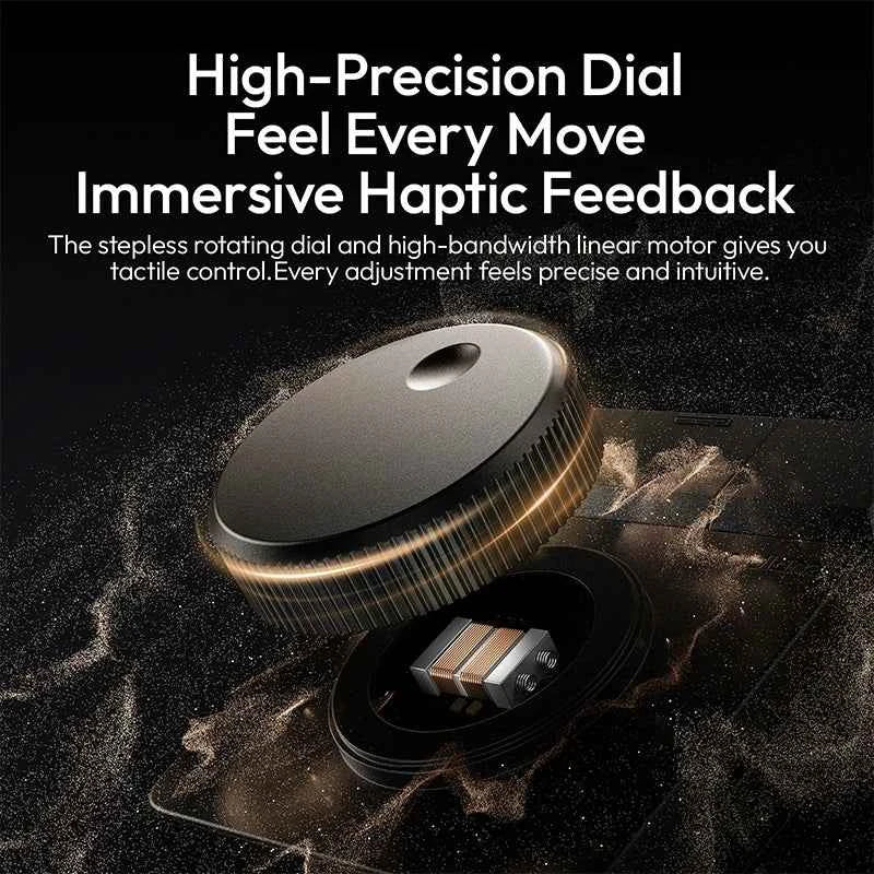 Ulanzi D100H Dial Creative Controller Wireless Buletooth for Video Photo Editing Dial Intelligent Studio RGB Keypad Controller