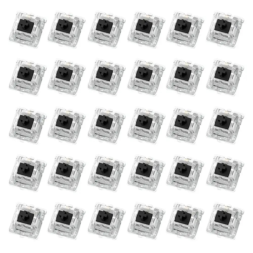 30Pcs Switch Mechanical Keyboard Switch 3Pin Clicky Linear Tactile Silent Switches RGB LED SMD Gaming for MX Switch