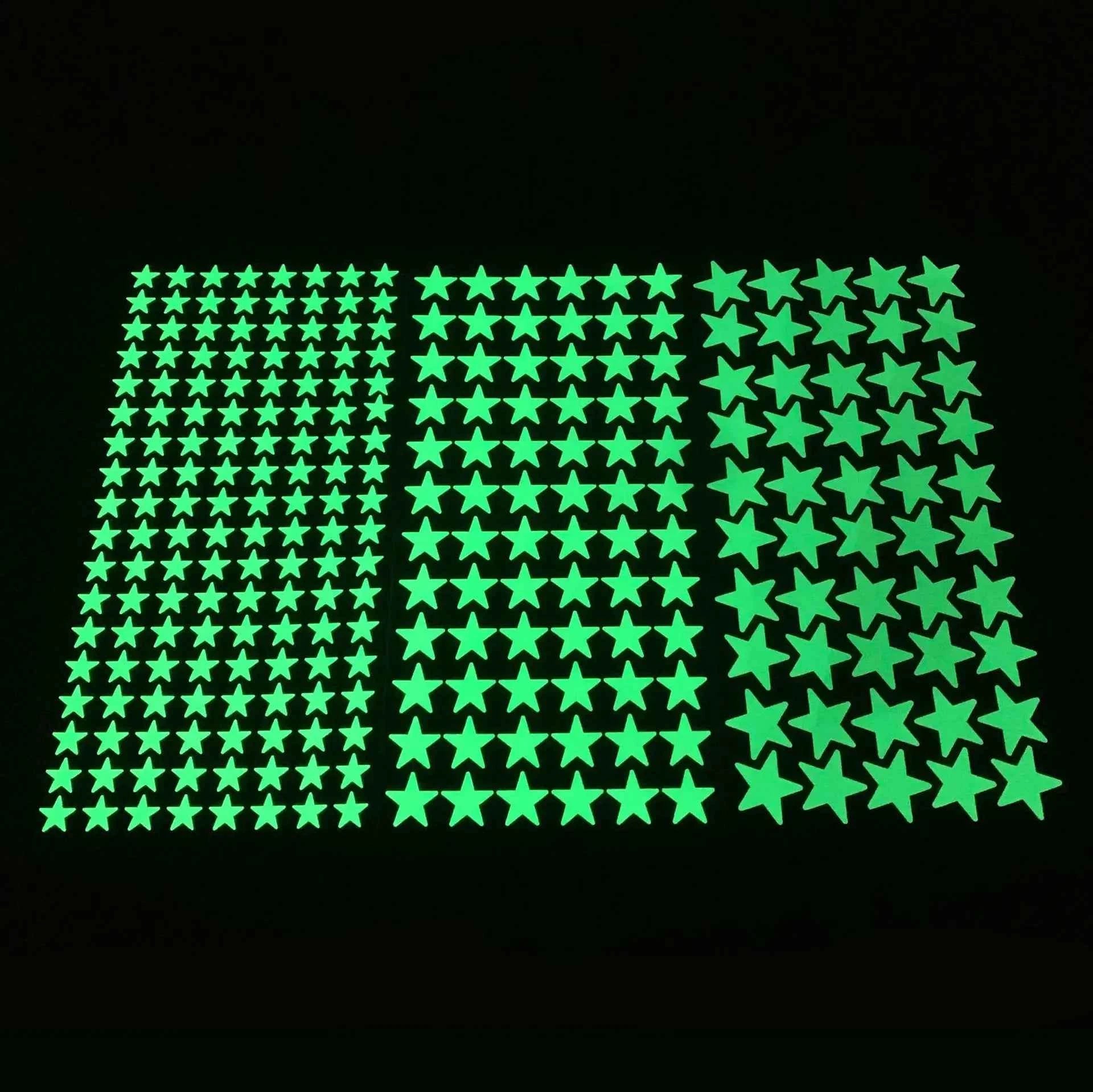 Luminous Wall Stickers for Kids Rooms Dots Stars Ceiling Wall Decals Glowing Stickers Wall Decals Glow In The Dark Home Decor