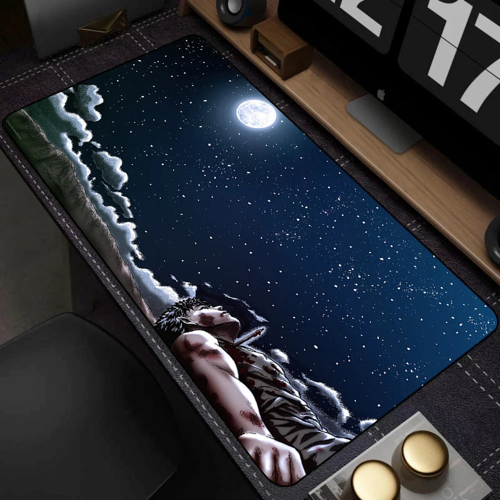 Guts sword in berserk Mouse Mat Berserk Guts Gamer Gaming Mouse Pad Computer Keyboard Accessories Laptop Mousepad Speed Deskmat