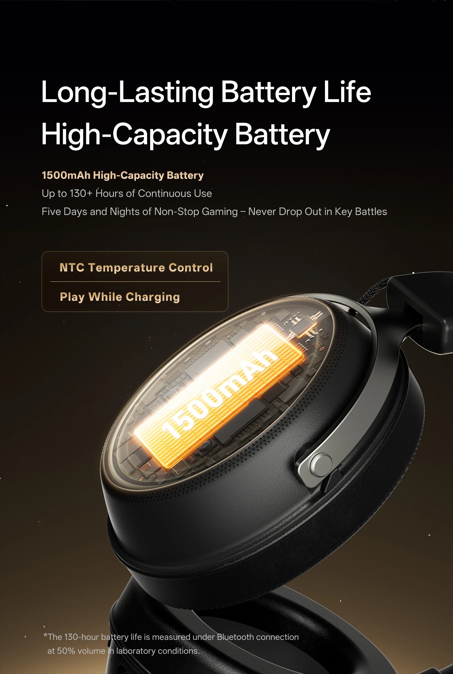 ATK Neptune N9 eSports Gaming Wireless Headset Four Modes Head Mounted Noise Cancelling Microphone Low Latency Gaming Headphones