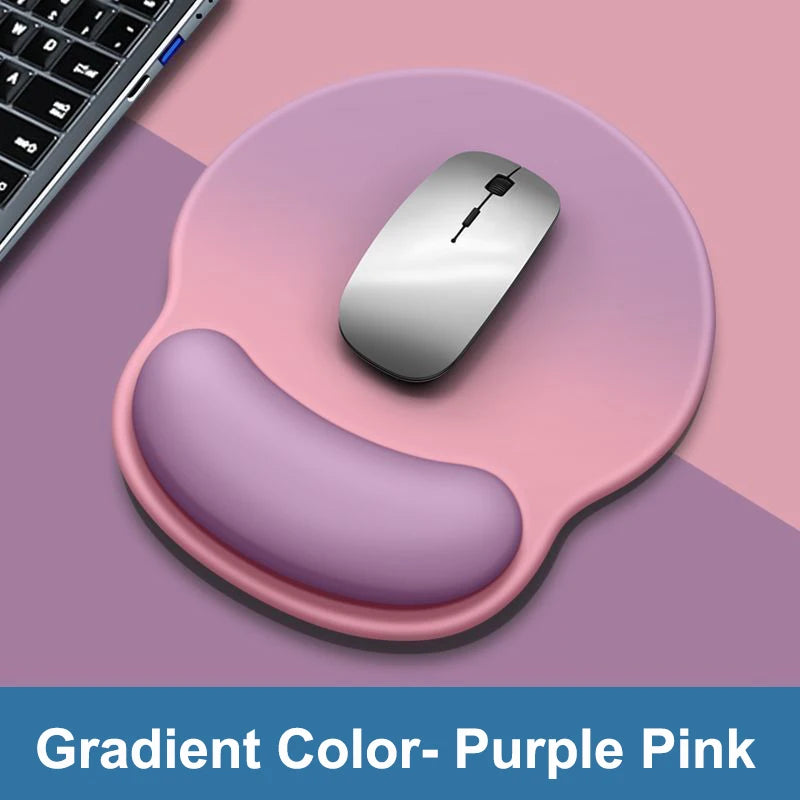 Gradient color mouse pad, comfortable wrist rest, non-slip mouse pad, soft mouse pad wrist rest - WinSupport Tech