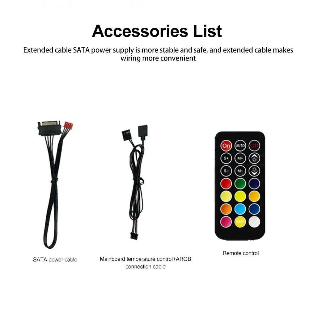 3 in 1 5V 3 Pin ARGB Controller Cooling Fan Hub 4 Pin PWM Magnetic Suction Hub PWM Fan Hub 1To9 Ports for Computer PC Case Fan
