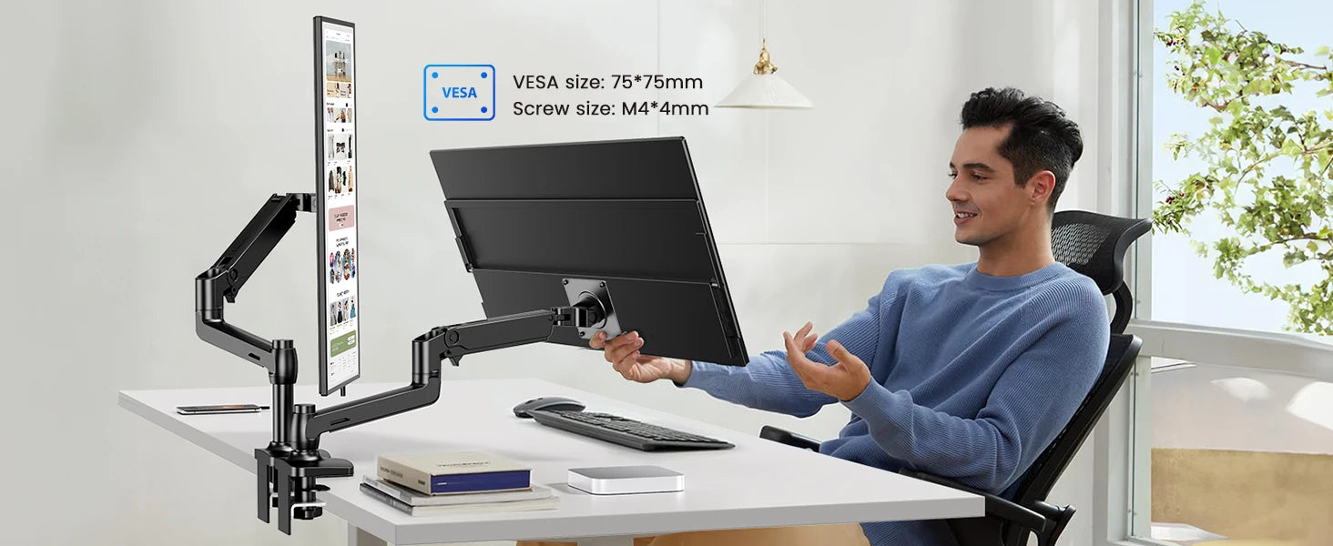 UPERFECT Touchscreen 18.5' 120Hz Portable Monitor 1080P 100% SRGB IPS External Touch Gaming Display for Desktop Laptop Mini PC