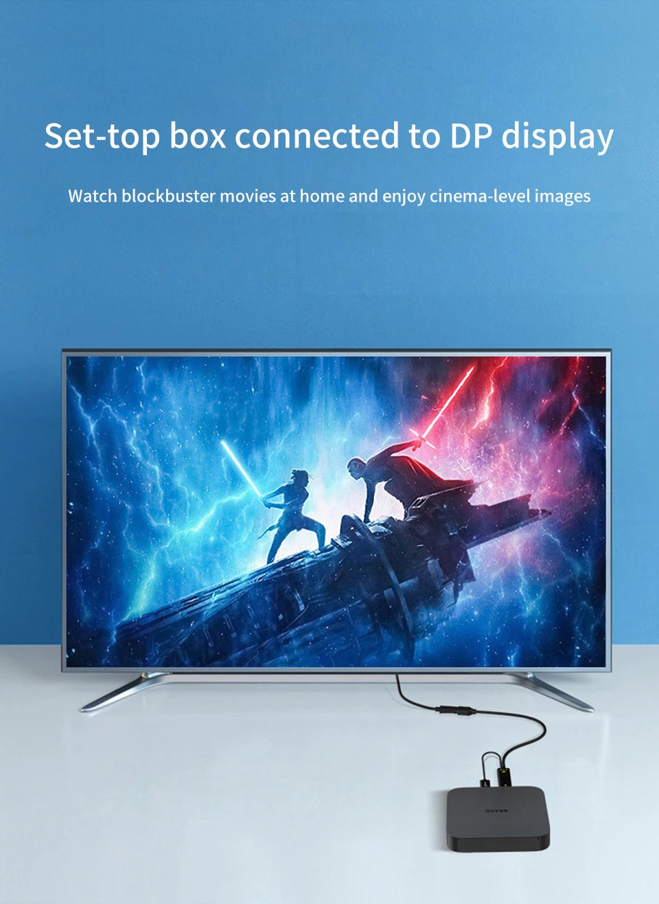 4K@60Hz HDMI-compatible Male to DisplayPort Female Adapter with USB Power, Unidirectional Converter for Gaming Monitor PC PS5
