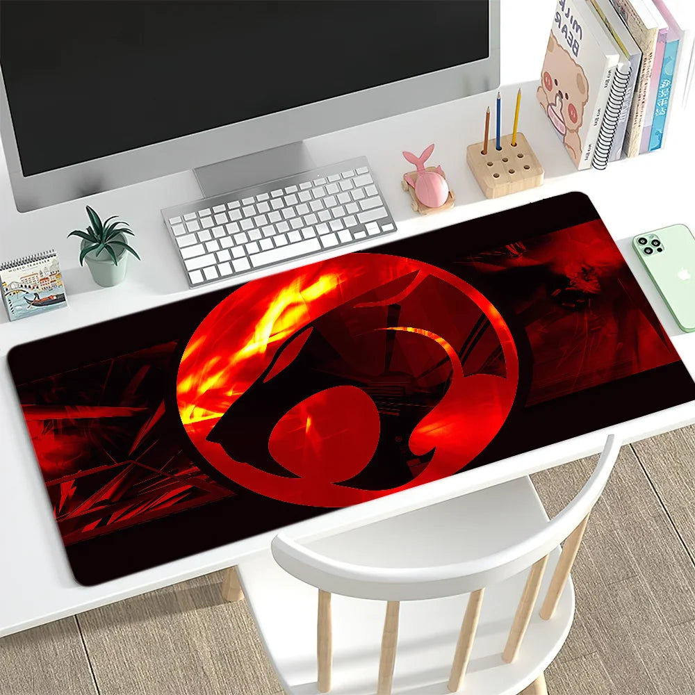 Mouse Pad Anti-fray Home Custom Ergonomic Office Rubber Large Fiction Science ThunderCats Desk Cartoon Mat Keyboard PC Non-slip