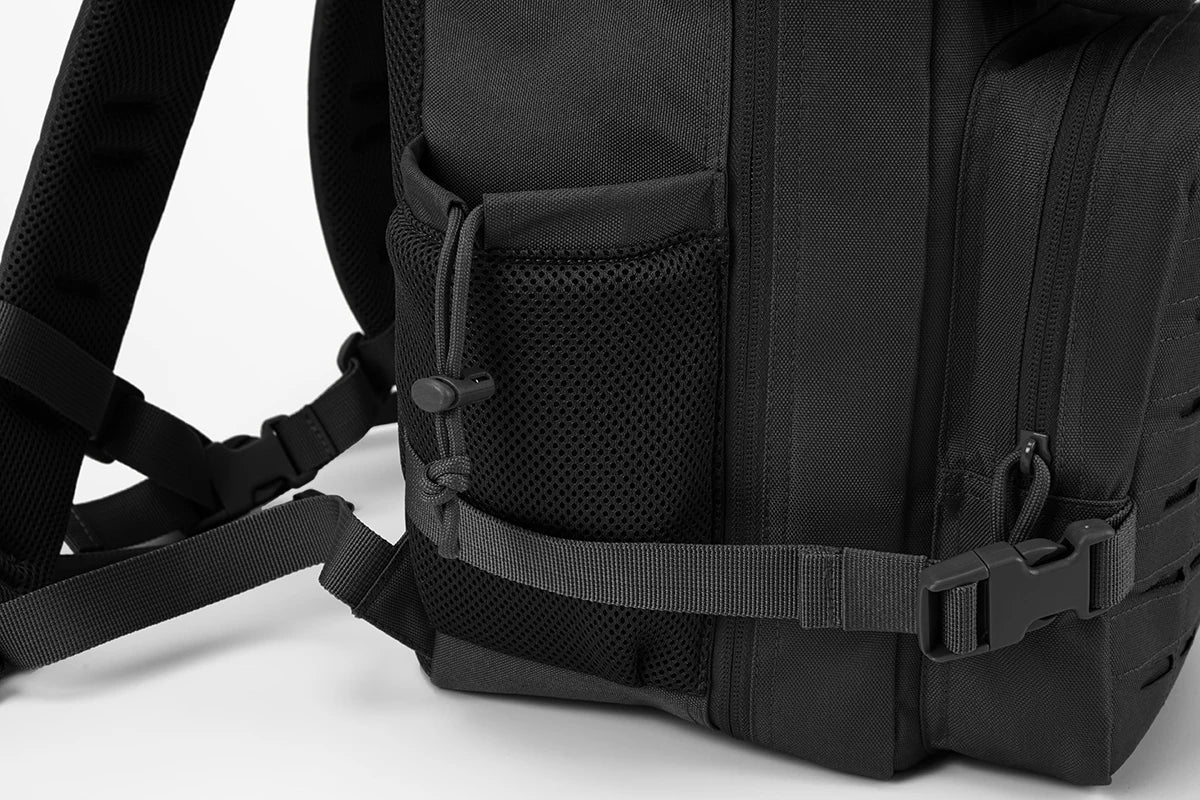 25L Tactical Backpack – MOLLE Hiking & Survival Backpack for Men & Women, Waterproof Fitness Outdoor Bag with Dual Cup Holders