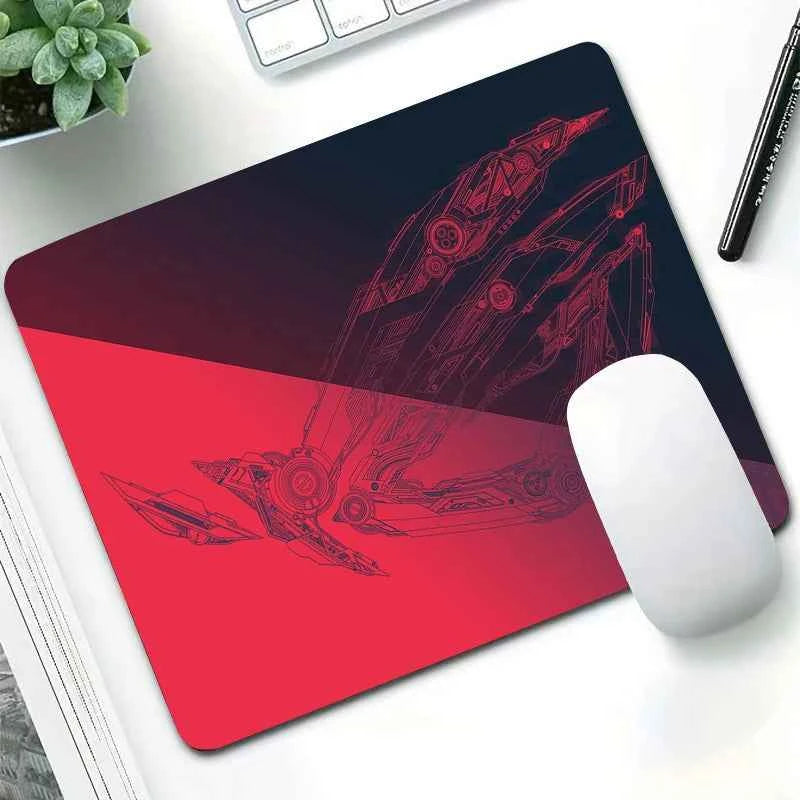 AS-US ROG Game Player Square Mousepad Small Size Home Desk Protector Mat Washable Desktop Mouse Pad Anti-slip Rubber Table Mats