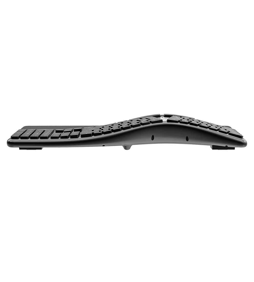 Ergonomic Wireless Silent Split Keyboard Mouse Combo With Wrist Rest BT Dual Mode Wireless Rechargeable Keyboard For Win7/8/10
