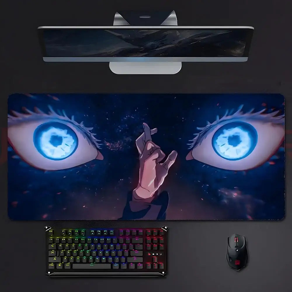anime supernatural J-Jujutsu K-Kaisen Mouse Pad Mousepad Large Gaming LockEdge Thickened PC Table Desk Mat