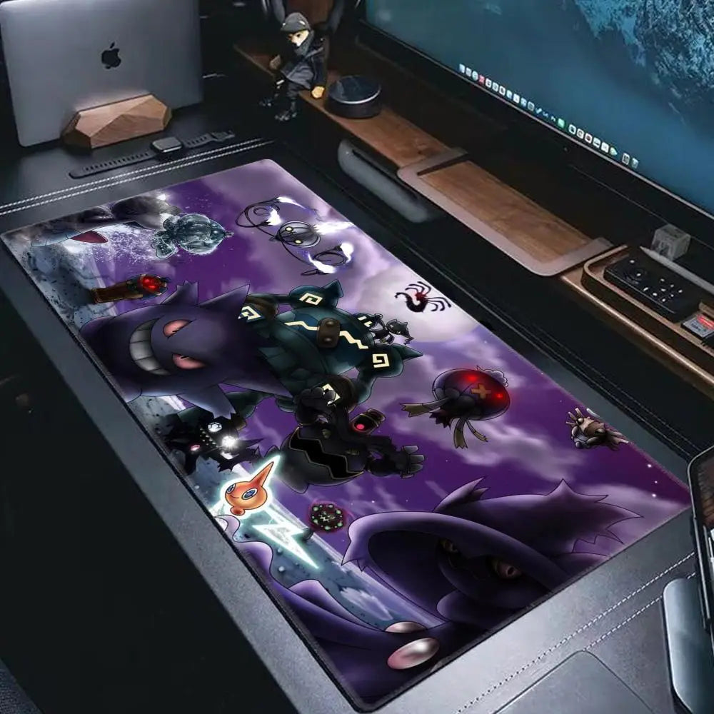 P-Pokemon-Gengar Grande Mousepad Large Gaming Mouse Pad LockEdge Thickened Computer Keyboard Table Desk Mat - WinSupport Tech