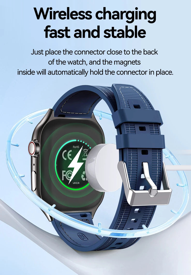 LAXASFIT New Bluetooth Call Smart Watch for Men 2.01