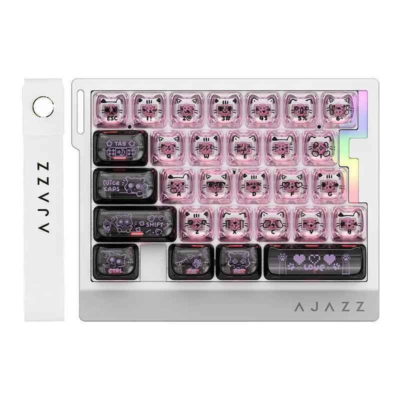 AJAZZ AK029 Wired Gaming Magnetic Switch Magnetic Rice Switch HIFI Edition, RGB Backlight, DIY Support