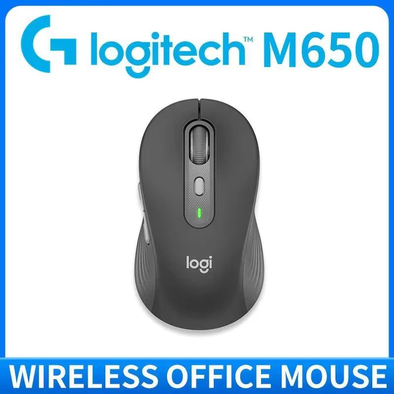 Logitech M750 Wireless Bluetooth Mouse Silent Click Comfort Shape Long Battery Life Multi Device Pairing for Mac Windows iPad