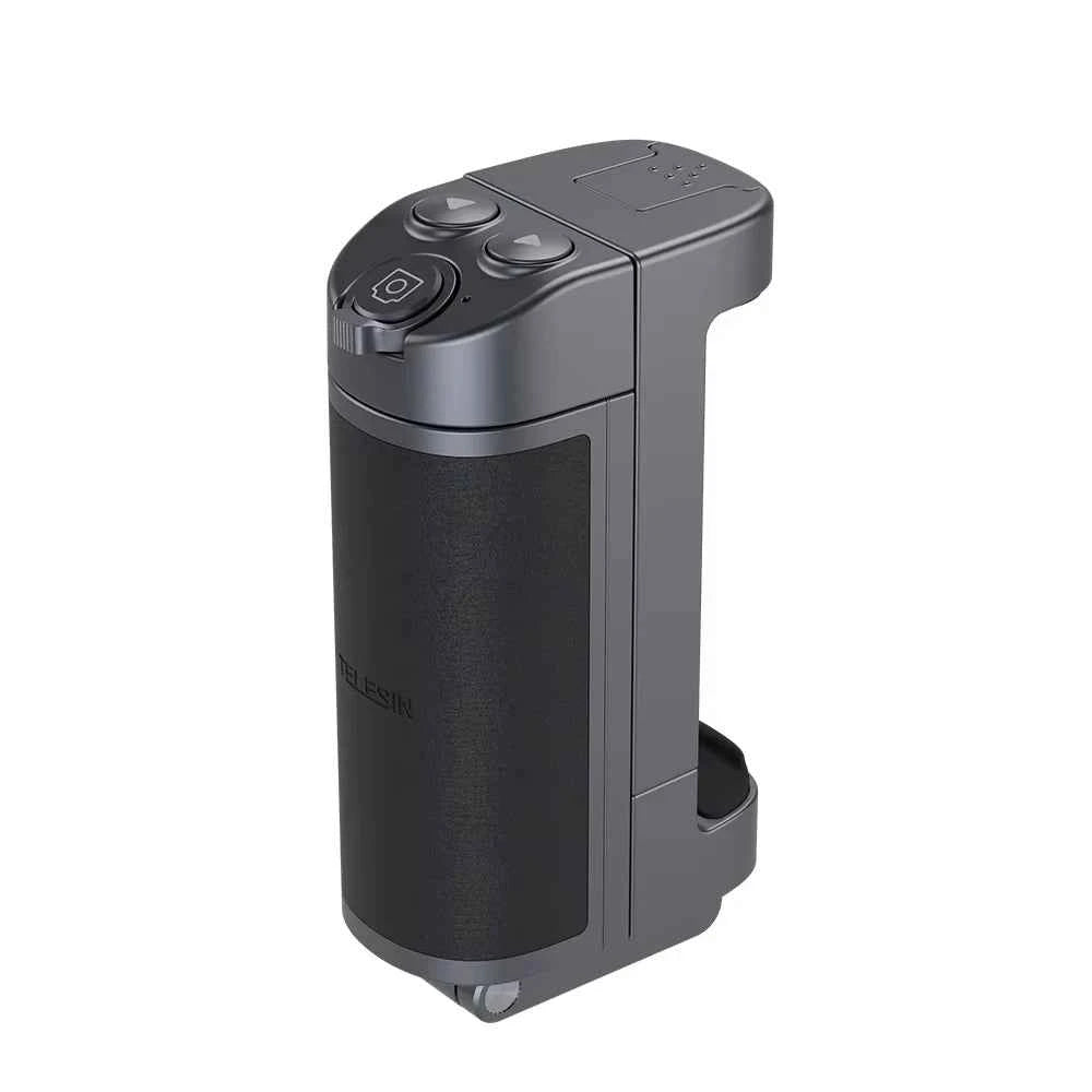 Phone Camera Grip with Bluetooth, Hidden Selfie Stick Stand Multi-Mode Control Universal Fit for IPhone/Android - Vlog Essential