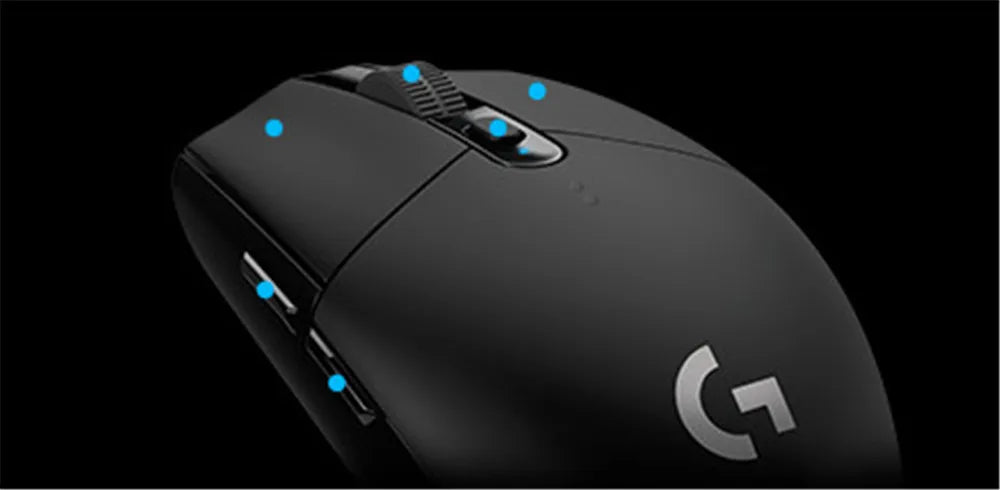 Logitech（G）G304  Computer Gaming 2.4G Wireless Mouse Ergonomic Mouse HERO Engine  for LOL PUBG Fortnite Overwatch