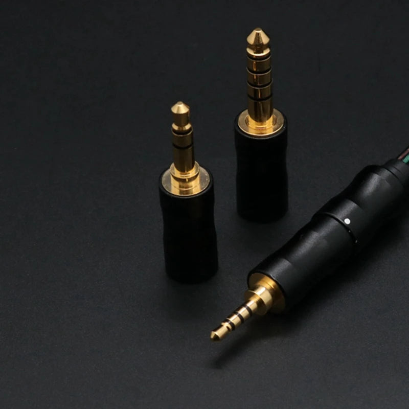 ivipQ 26AWG 7N OCC Palladium Plated L-type Modular Plugs 3-in-1 Earphone Upgrade Cable With MMCX/2PIN/0.78mm/QDC/N5005 For AKG