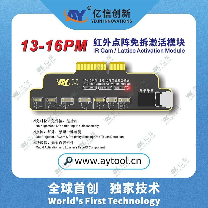NEW AY A108 Tag Face id Flex Cable for IPhone X-11 12 13 14 15 ProMax Dot Matrix Repair No-alignment NO-soldering No-disassembly