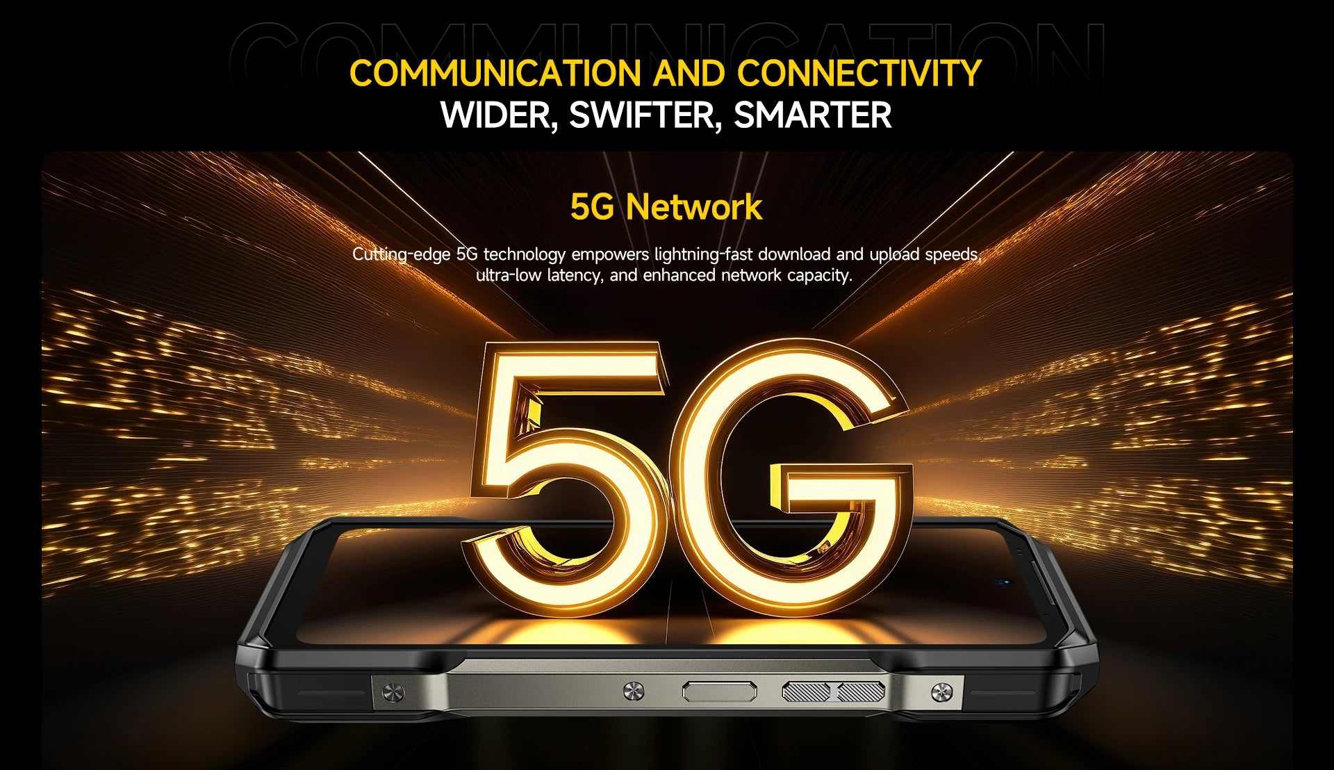Ulefone Armor 27 Pro 5G Rugged Phone 10600mAh 50MP Camera 64MP Night Smartphone Android 14 Up to 24GB+256GB NFC Waterproof Phone