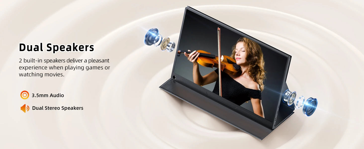 EVICIV Portable Monitor 15.6