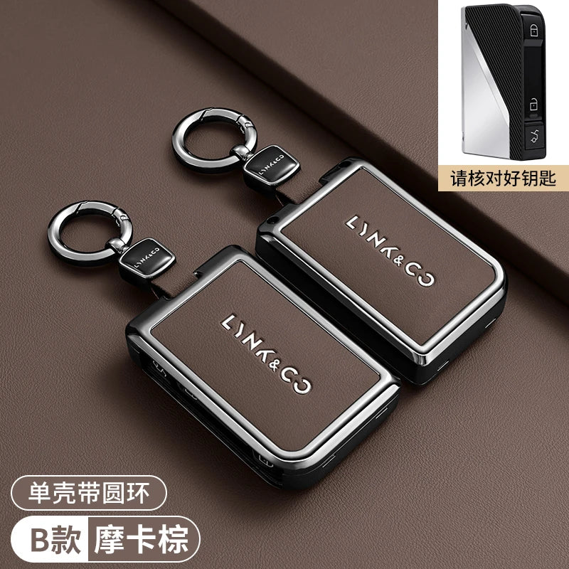 Car Key Cover Case Holder Remote Keyless Entry Car Accessories for LYNK&CO 05 01 02 03 06 Keychains Protection Key Fob