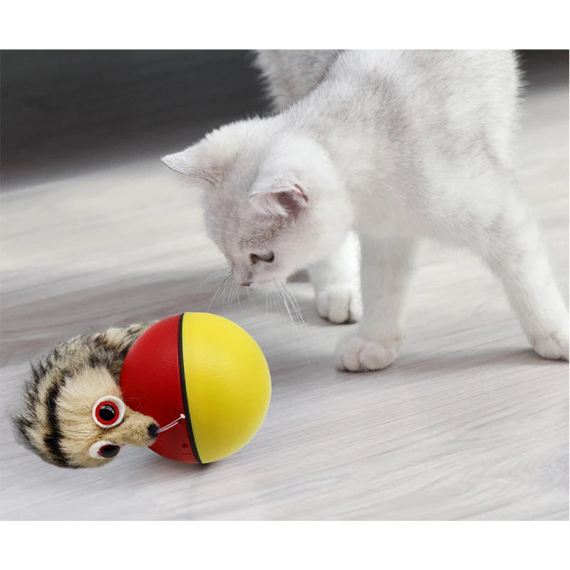 Beaver Mouse Electric Ball Toy Rolling Ball Jump Toys Moving In The Water Toys Pet Supplies