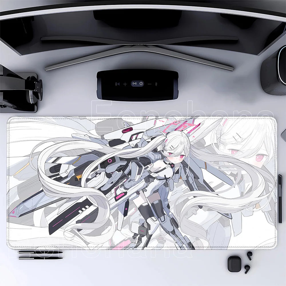 HD printing Tendō Kei Blue Archive Gaming Mousepad 400x900mm Anime girl key Mouse Pad PC Keyboard Office accessories XXL DeskMat