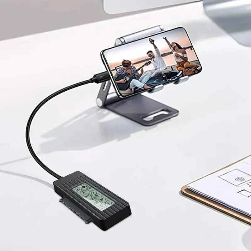 Hard Drive Recovery Kit External Hard Drive Reader Hard Drive Recovery Tool USB Hard Drive Adapter For Laptops Tablets Desktops